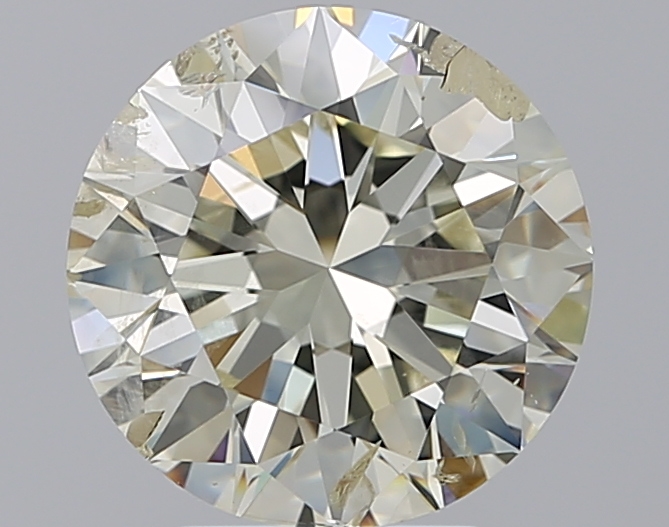 4.01 CaratM-SI2 EX Cut Round Diamond