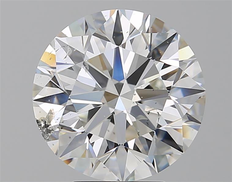 5.01 CaratF-SI2 EX Cut Round Diamond