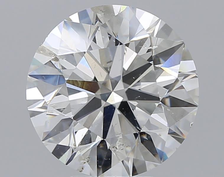 5.01 CaratH-SI2 EX Cut Round Diamond