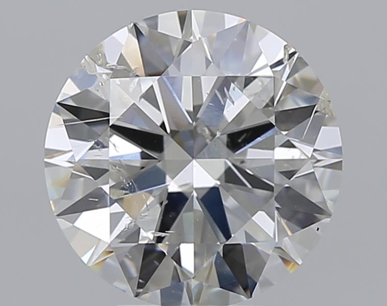 4.01 CaratH-SI2 EX Cut Round Diamond