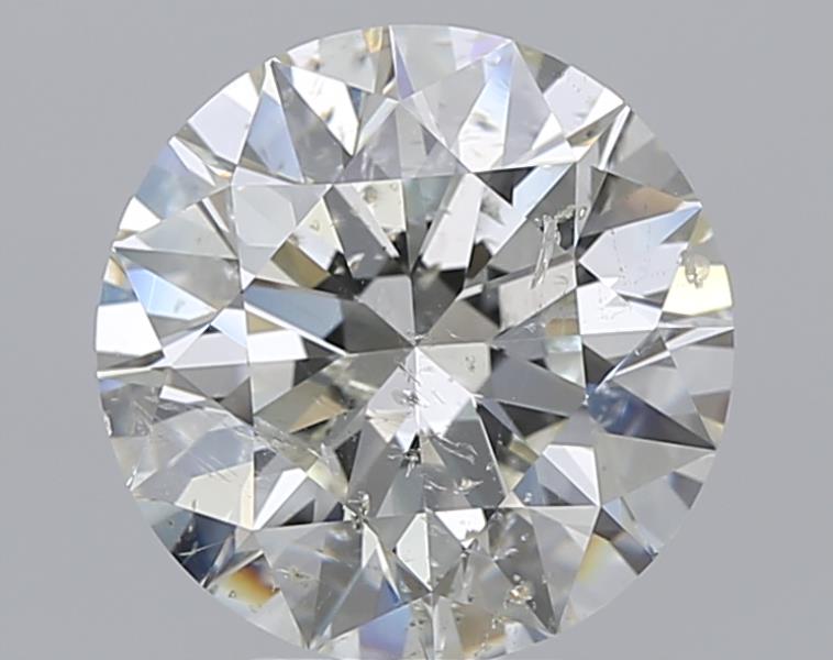 4.01 CaratI-SI2 EX Cut Round Diamond