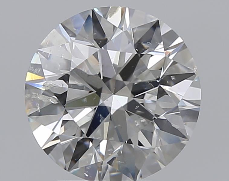 2 CaratG-SI2 EX Cut Round Diamond