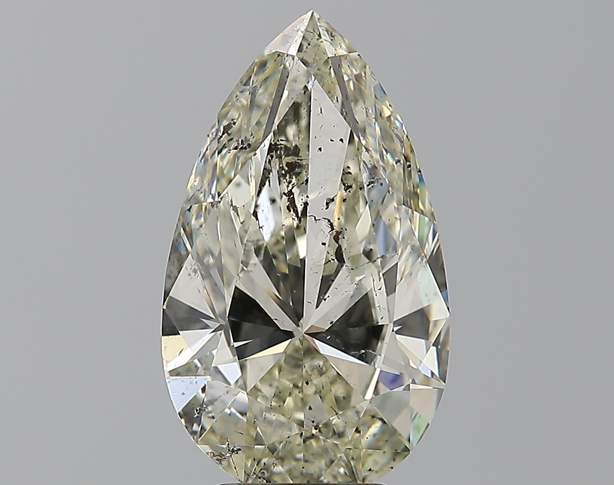 4.36 CaratJ-SI2 - Cut Pear Diamond