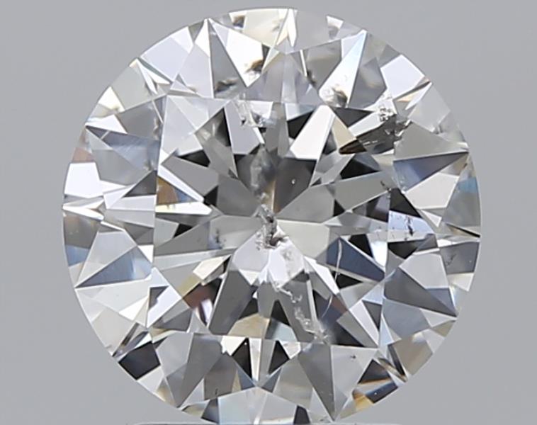 2.01 CaratF-SI2 EX Cut Round Diamond