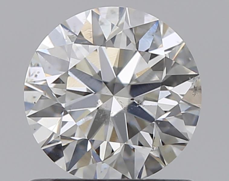 0.77 CaratJ-SI2 EX Cut Round Diamond
