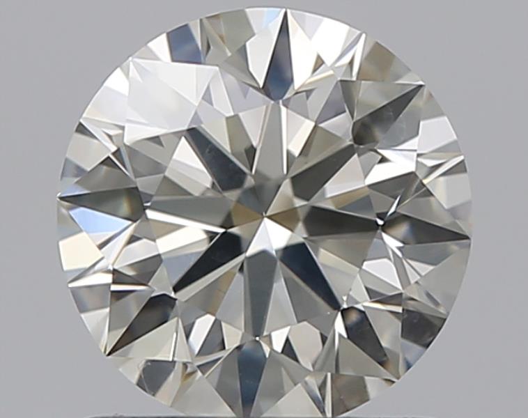 0.9 CaratL-VS2 EX Cut Round Diamond