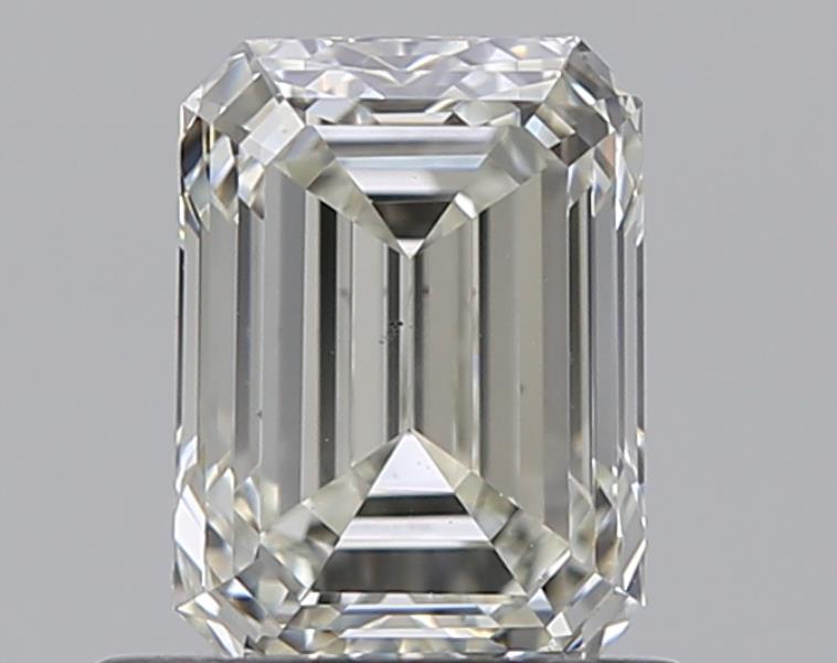0.72 CaratJ-VS1 - Cut Emerald Diamond