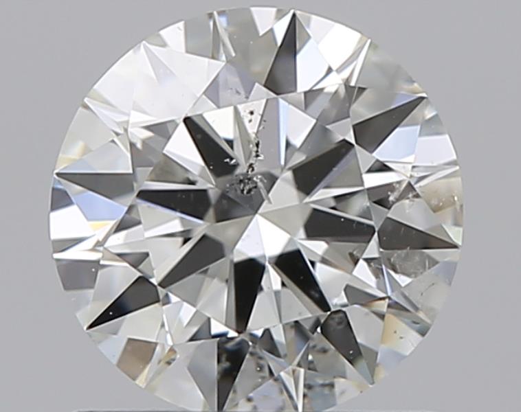 0.75 CaratJ-SI2 EX Cut Round Diamond