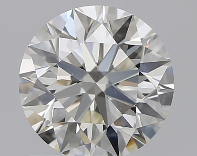 0.81 CaratK-SI1 EX Cut Round Diamond