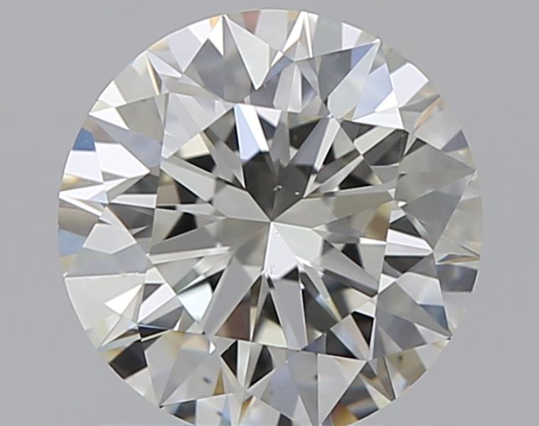 0.92 CaratJ-VS2 EX Cut Round Diamond