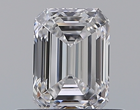 0.52 CaratD-VS1 - Cut Emerald Diamond