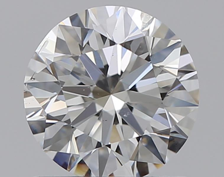 0.8 CaratF-SI2 EX Cut Round Diamond