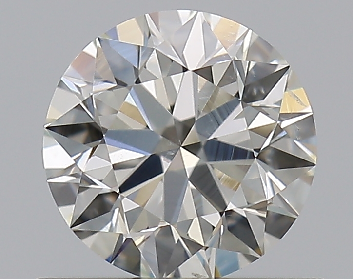 0.62 CaratJ-SI1 EX Cut Round Diamond