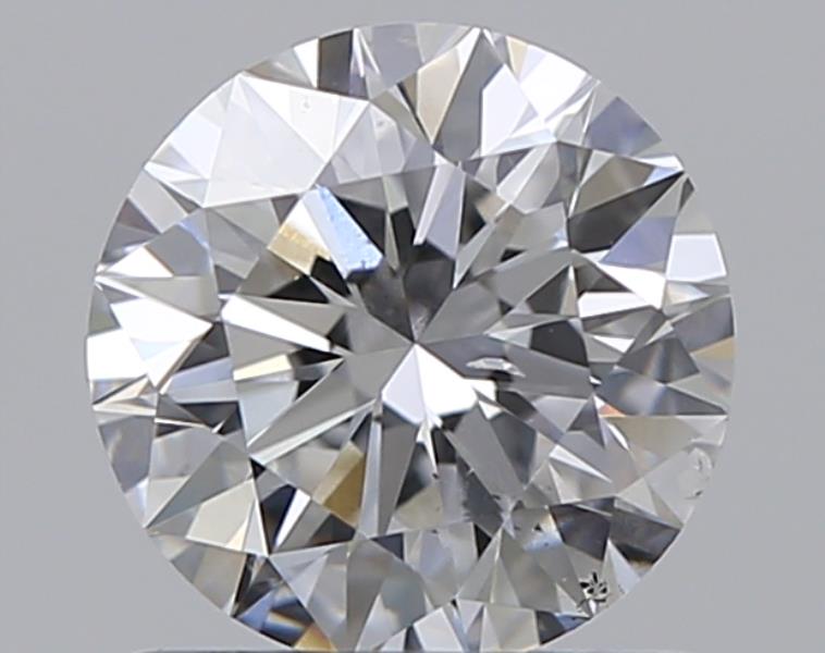 0.84 CaratD-SI1 EX Cut Round Diamond