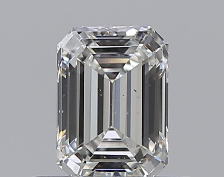 0.43 CaratH-SI1 - Cut Emerald Diamond