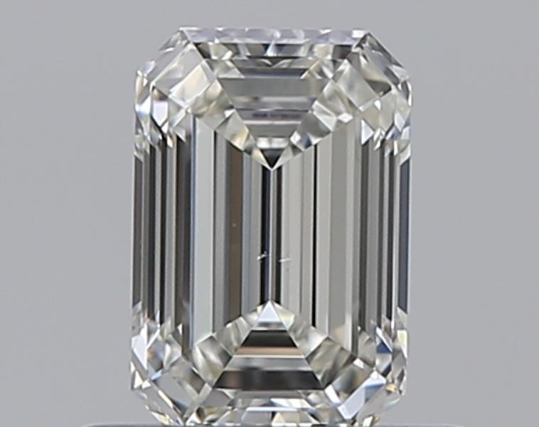 0.52 CaratI-VS1 - Cut Emerald Diamond