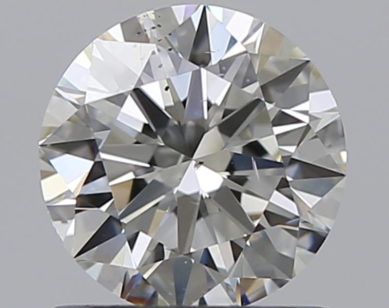 0.8 CaratJ-SI1 EX Cut Round Diamond
