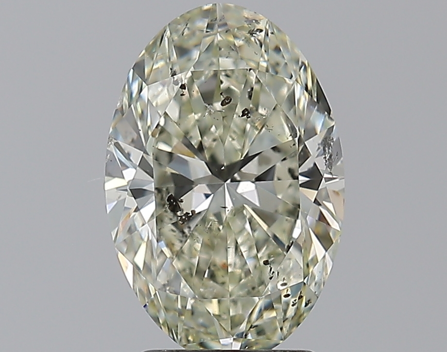 2.5 CaratK-SI2 - Cut Oval Diamond