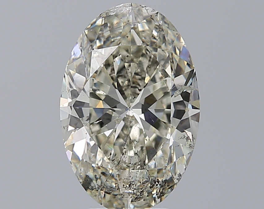 4.01 CaratJ-SI2 - Cut Oval Diamond