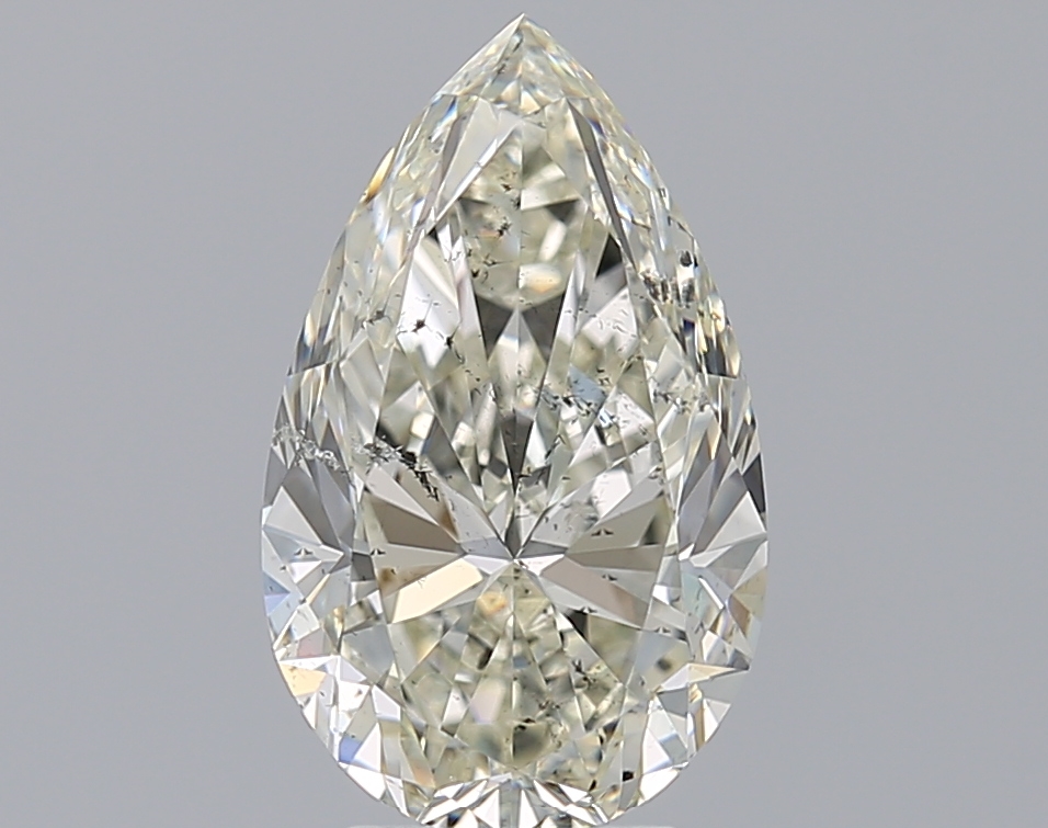 3.52 CaratK-SI2 - Cut Pear Diamond