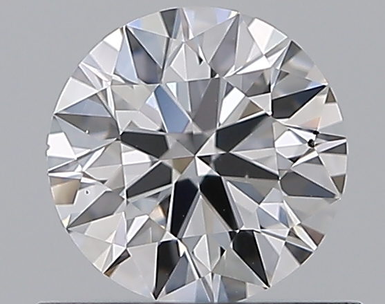 0.6 CaratD-SI1 EX Cut Round Diamond