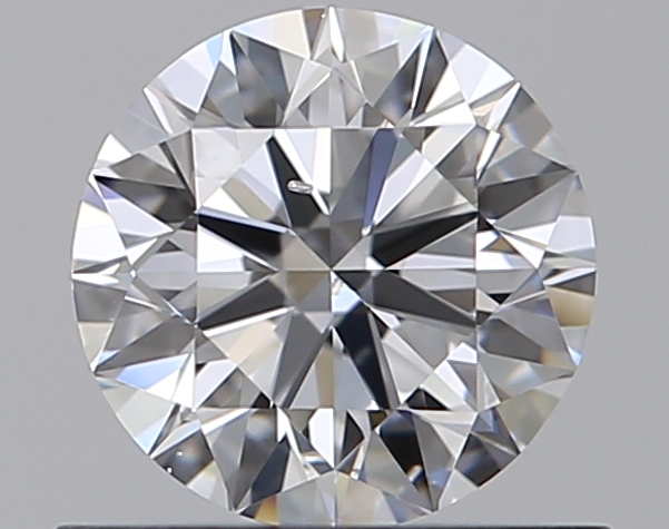0.63 CaratD-SI1 EX Cut Round Diamond