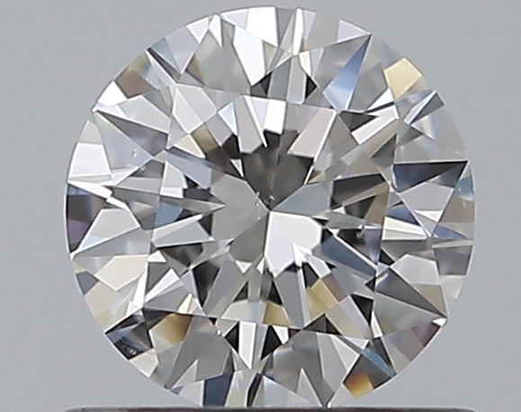 0.59 CaratG-SI1 EX Cut Round Diamond