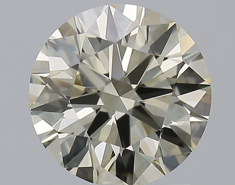 1.7 CaratO-P-VVS1 EX Cut Round Diamond