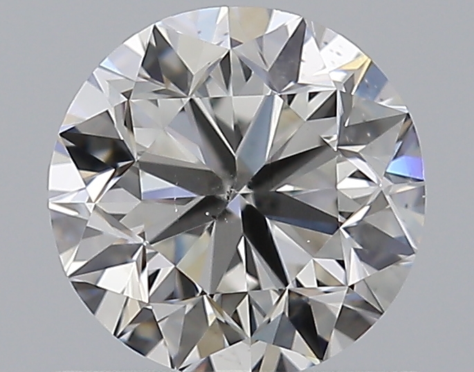 0.77 CaratG-SI1 EX Cut Round Diamond