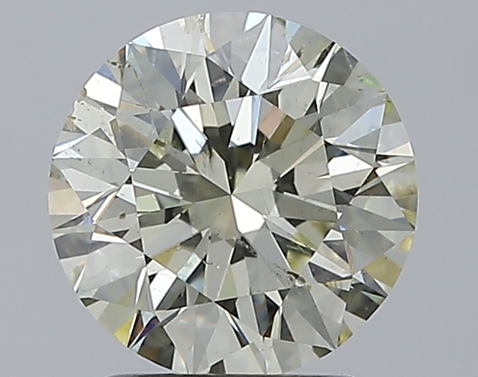 1.9 CaratO-P-SI2 EX Cut Round Diamond