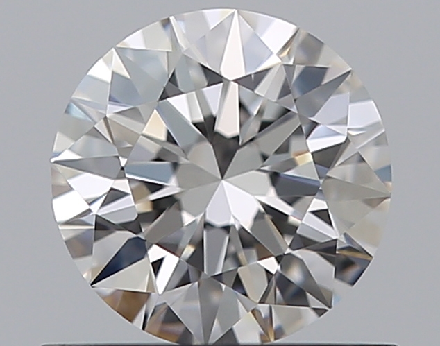 0.63 CaratF-VVS1 EX Cut Round Diamond