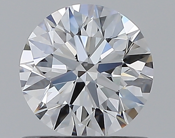 0.66 CaratF-VVS1 EX Cut Round Diamond
