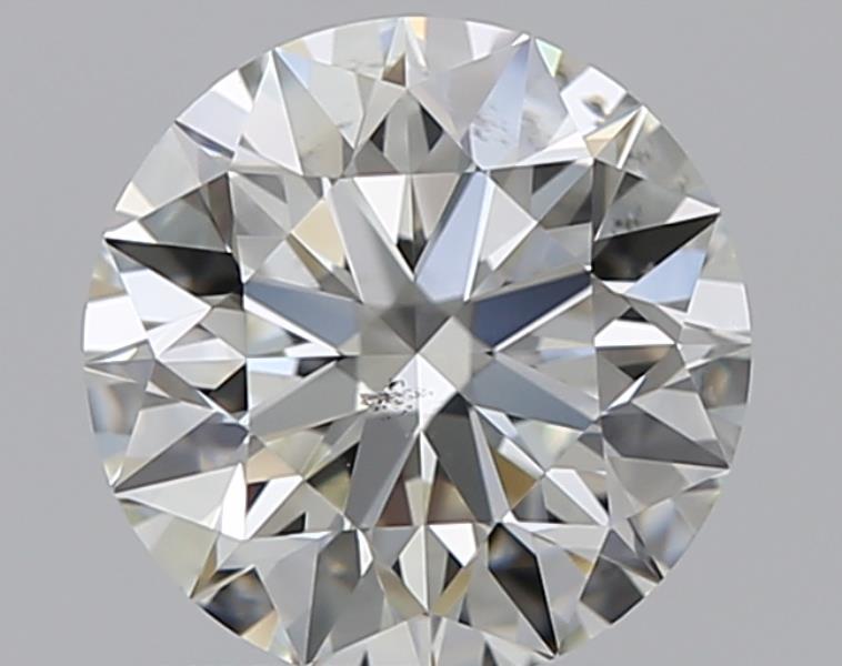 0.85 CaratJ-SI1 EX Cut Round Diamond