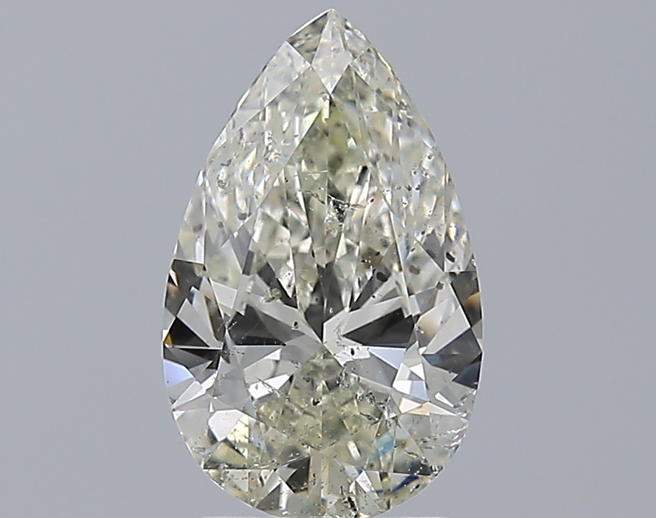 2.5 CaratJ-SI2 - Cut Pear Diamond