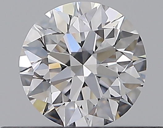 0.37 CaratD-VVS2 EX Cut Round Diamond