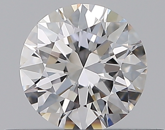 0.37 CaratD-VVS2 EX Cut Round Diamond