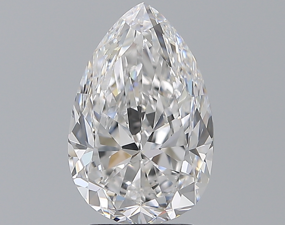 3 CaratD-VVS2 - Cut Pear Diamond