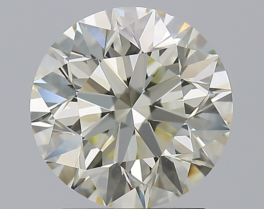 2 CaratO-P-VS1 EX Cut Round Diamond