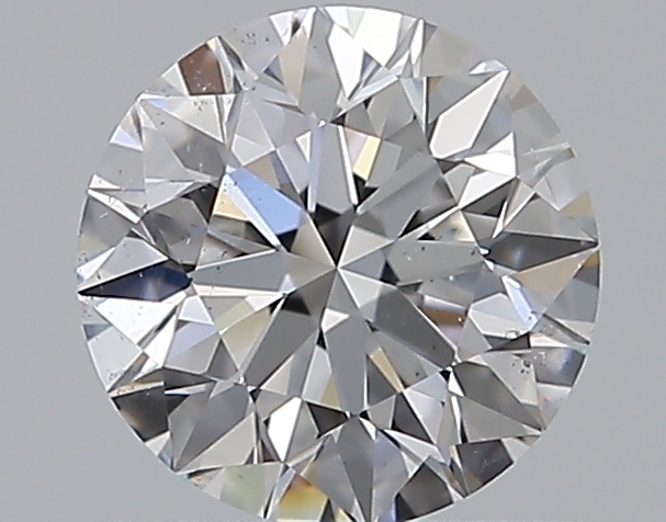 0.62 CaratD-SI1 EX Cut Round Diamond