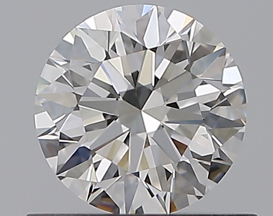 0.6 CaratF-VVS1 EX Cut Round Diamond