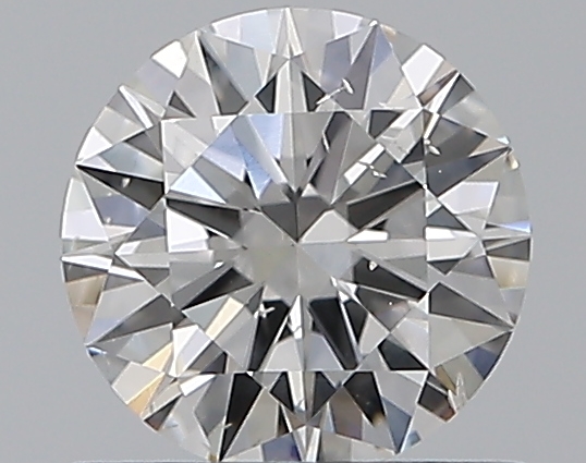0.59 CaratF-SI1 EX Cut Round Diamond