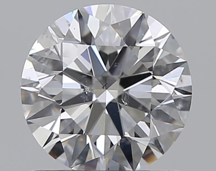 0.83 CaratF-SI2 EX Cut Round Diamond