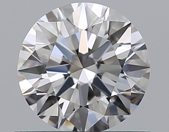 0.66 CaratD-VVS2 EX Cut Round Diamond