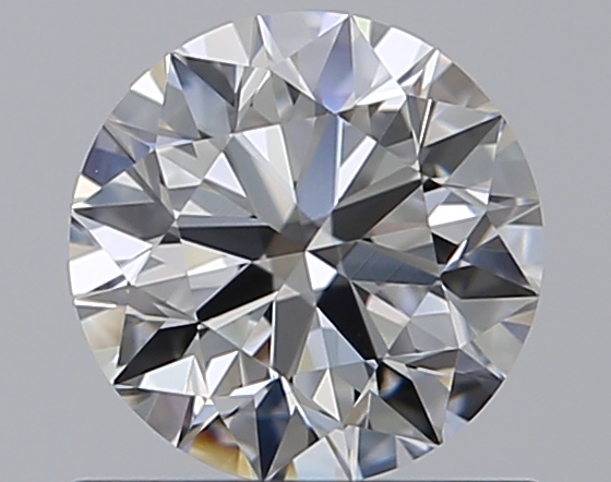 0.81 CaratF-VVS1 EX Cut Round Diamond