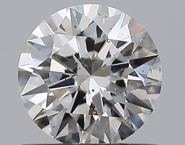 0.59 CaratG-SI1 EX Cut Round Diamond