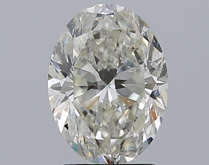 2.01 CaratJ-SI2 - Cut Oval Diamond
