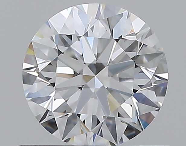 0.65 CaratE-VVS1 EX Cut Round Diamond