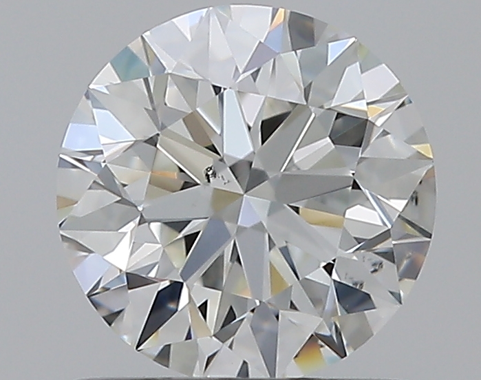 0.76 CaratH-SI1 EX Cut Round Diamond