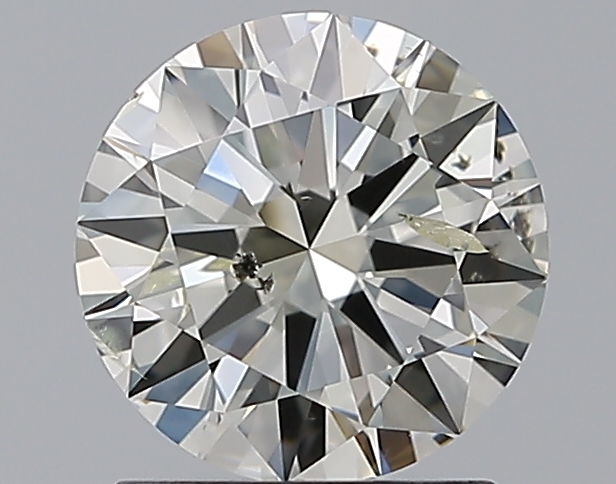 1.5 CaratJ-SI2 EX Cut Round Diamond