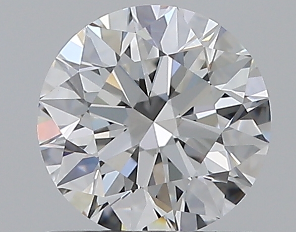 0.7 CaratE-VS1 EX Cut Round Diamond